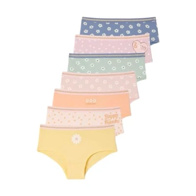 Abbildung von Vertbaudet 7ERPACK Slip für Kinder, Größe: 158, Rosa