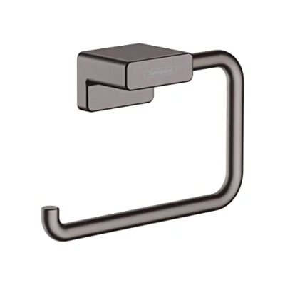 Abbildung von hansgrohe Handtuchring AddStoris, Handtuchhalter, Brushed Black Chrome