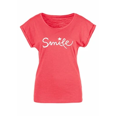 Abbildung von Beach Time Tshirt print, Damen, Größe: 44/46, Koralle