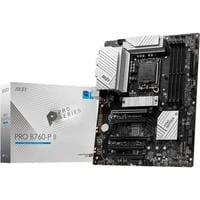 Abbildung von MSI PRO B760 P II Mainboard, ATX Unterstützt Intel Core Prozessoren der 14., 13. und 12. Generation, LGA 1700 DDR5 Memory Boost 7000+MHz/OC, PCIe 4.0 x16 Slots, M.2 Gen4 2.5G LAN