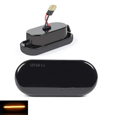Abbildung von DoLED LED Seitenblinker Blinker schwarz black smoked D28I23O13 1 B