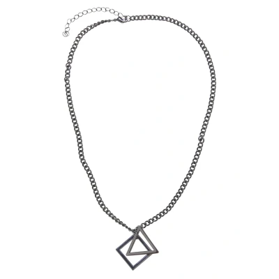 Abbildung von Urban Classics Mercury Layering Halskette, Größe: One Size, Gunmetal
