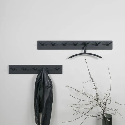 Abbildung von Spinder Design Garderobenhalter &quot;Pull&quot;, Metall, Breite 74,5 cm