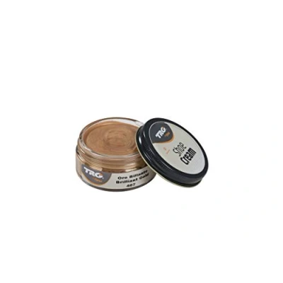 Abbildung von TRG the One Shoe Cream, Creme für Leder und Kunstleder, Gold (407 Brilliant Gold), 50 ml