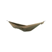 Abbildung von Fallschirmhängematte Original Das seit 1996 ARMEEGRÜN/BRAUN Multitalent und Leichtgewicht 320 x 200 cm, nur 600 g Schneller Aufbau &lt; 1min Camping, Hängematte