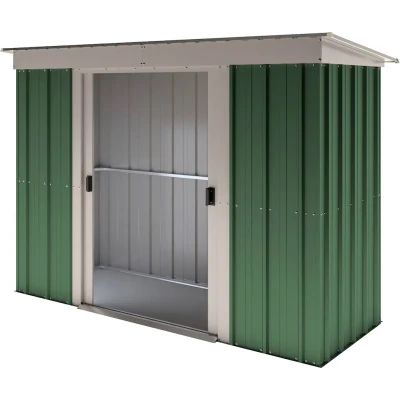 Abbildung von YARDMASTER Gerätehaus Bayern 84GPZ, BxT: 238x119 cm, Metall