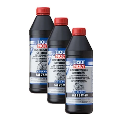 Abbildung von 3x LIQUI MOLY 4434 Hochleistungs Getriebeöl (GL4+) SAE 75W 90