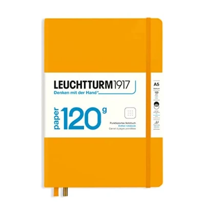 Abbildung von LEUCHTTURM1917 367126 Notizbuch 120g/m² Paper Edition, Hardcover, Medium (A5), Rising Sun, dotted