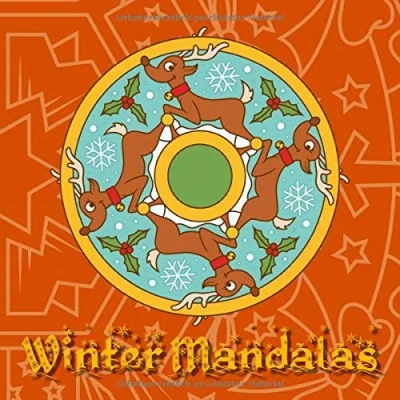 Abbildung von Winter Mandalas: 41 einzigartige, winterliche und weihnachtliche Mandalas für Kinder Erwachsene zum Ausmalen als Kopiervorlage