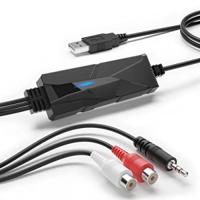 Abbildung von DriverGenius USB Audio Capture Grabber 3,5 Mm , R/L Stereoeingänge