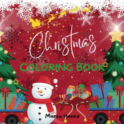 Abbildung von &quot;Christmas Coloring Book&quot; A Children&#039;s Book with Festive Christmas Motifs