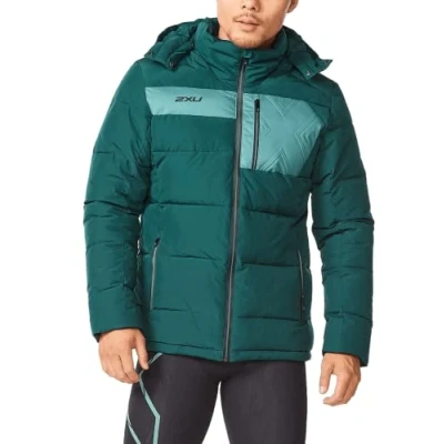 Abbildung von 2XU Herren Utility Isolationsjacke Jacke, Pine/Silver Sage, L