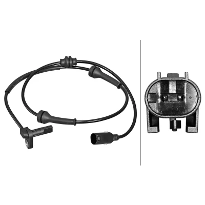 Abbildung von HELLA 6PU 358 217 131 ABS Sensor Hallsensor 2 783 FIAT: Doblo II Kombi, Kasten / Kombi