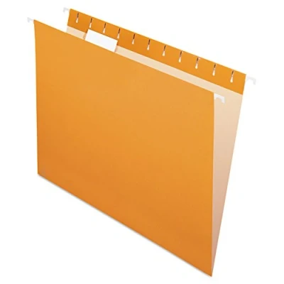 Abbildung von Pendaflex Hängemappen aus Recycling, Briefgröße, orange, 1/5 Schnitt, 25/BX (81607)