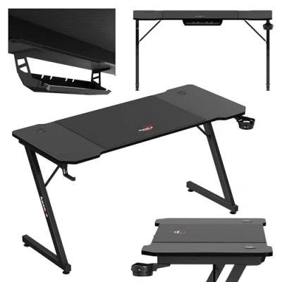 Abbildung von Huzaro Gaming Schreibtisch Hero 3.3 Schwarz