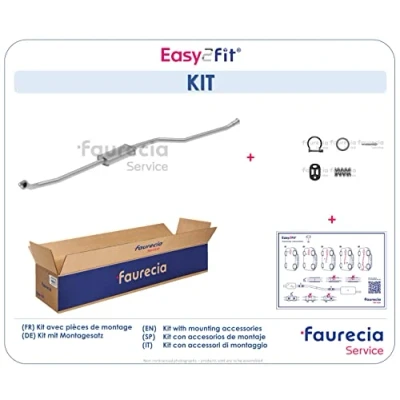 Abbildung von Faurecia FS15345 Mittelschalldämpfer CITROËN: Berlingo / First I, I Kastenwagen