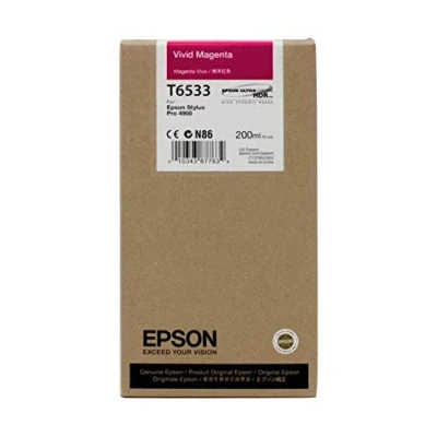 Abbildung von Epson C13T653300 T6533 Tintenpatronen 200 ml, vivid magenta
