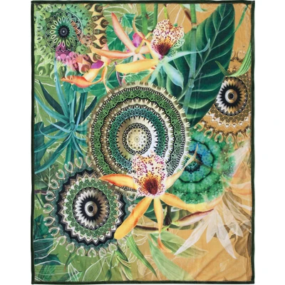 Abbildung von hip Plaid &quot;Yissa&quot;, mit Mandalas, Kuscheldecke