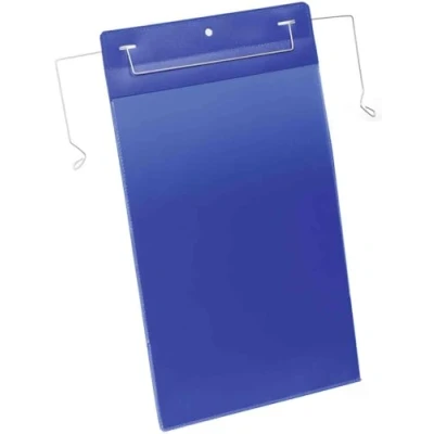 Abbildung von Durable Drahtbà¼geltasche (A4 hoch) Packung à 50 Stück blau, 175307