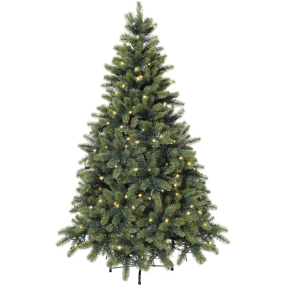 Abbildung von Creativ deco künstlicher Weihnachtsbaum &quot;Weihnachtsdeko, Christbaum, Tannenbaum&quot;, Im Topf; Beschneite Optik
