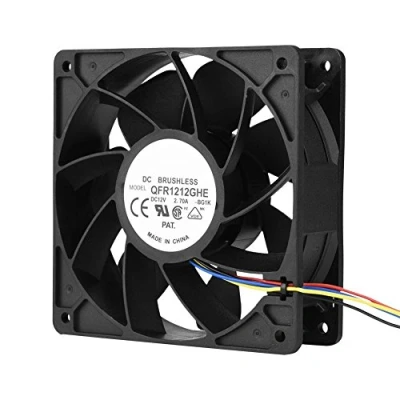 Abbildung von DC 12V 2.7A 6000RPM Lüfter Ersatz 4 Pin Stecker für Antminer S7 / S9