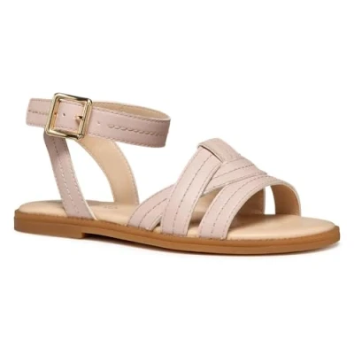 Abbildung von Geox Karly GIRL Riemensandalette für Kinder, Größe: 37, Light rose Schuhe