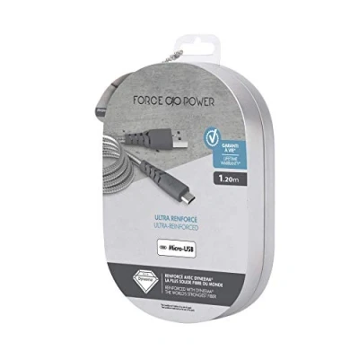 Abbildung von Force Power Bigben Connected USB Lade /Synchronisationskabel, USB, Micro 1,2 m