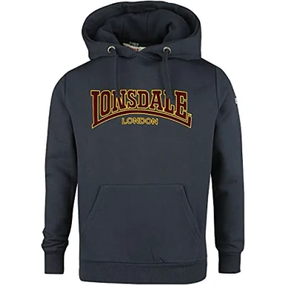 Abbildung von Lonsdale Herren Hooded Classic Ll002 Kapuzenpullover, Navy, 3XL EU