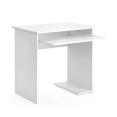 Abbildung von Vicco Schreibtisch Nick, Weiß, 80 x 58 cm