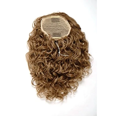 Abbildung von WIG ME UP NC002 15 Haarteil Pferdeschwanz Zopf 2 Klammern &amp; Gummizug super Volumen Locken Honigblond ca. 45 cm