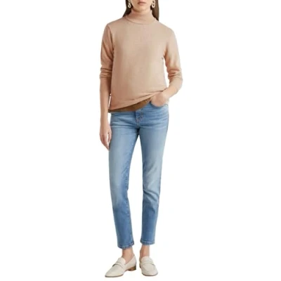 Abbildung von United Colors of Benetton Merino Turtleneck Strickpullover Strickpullover, Damen, Größe: 34, Beige
