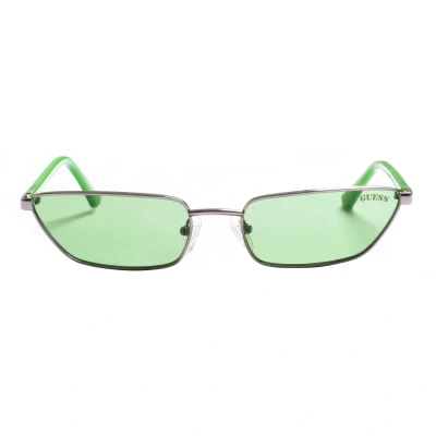 Abbildung von Guess Damen GU8285 08N Gläser SONNENBRILLEN Metall Grau Grün Cat Eye Normal