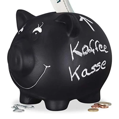 Abbildung von relaxdays Spardose Sparschwein zum Beschriften