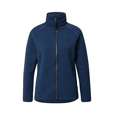 Abbildung von Jack Wolfskin Damen Bilbao Jacket W Fleece Jacke, Midnight Blue, S