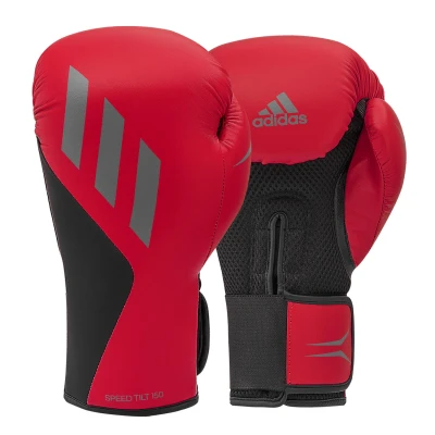 Abbildung von adidas Herren Tilt 150 Boxhandschuhe, Rot/Schwarz, 10 oz EU