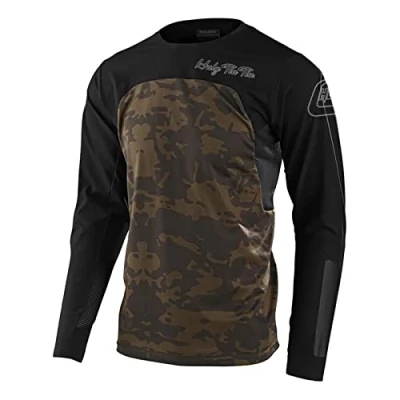 Abbildung von Radfahren Jersey Herren Mountainbike Motocross Langarm MTB T Shirt,Shirt Downhill Fahrrad Schnelltrocknend (Color 21,L)
