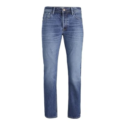 Abbildung von Jack &amp; Jones Comfort MIKE COLE CJ Jeans Straight Leg, Herren, Größe: 31x30, Blue denim