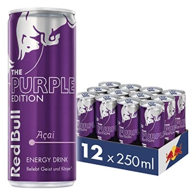 Abbildung von Red Bull Energy Drink Acai Beere Dosen Getränke Purple Edition 12er Palette, EINWEG (12 x 250 ml)
