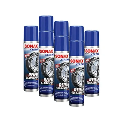 Abbildung von SONAX 8X 02353000 Xtreme ReifenGlanzSpray Wet Look Reifenspray 400ml