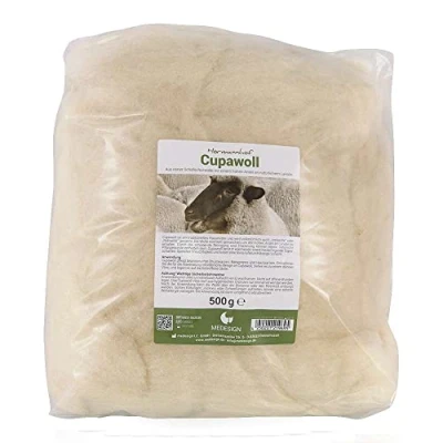 Abbildung von Cupawoll Fettwolle mit natürlichem Lanol 500 g