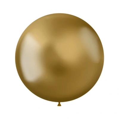 Abbildung von Ballon intensive Gold Metallic XL 48cm 5 Stücke