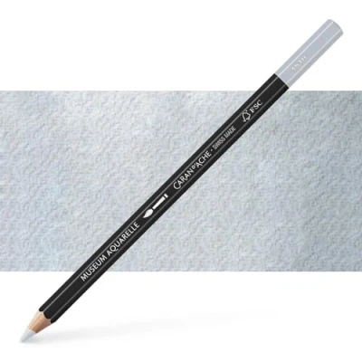 Abbildung von Caran d&#039;Ache Museum Aquarelle Bleistift 3510.004/ NR 004 STEEL GREY/STAHLGRAU FSC (1 Stück/ (Pack of 1)
