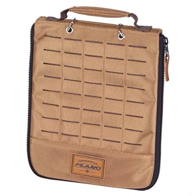 Abbildung von Plano Herren Plabg100 Tackle Bag, Khaki mit braunem und schwarzem Rand, Einheitsgröße
