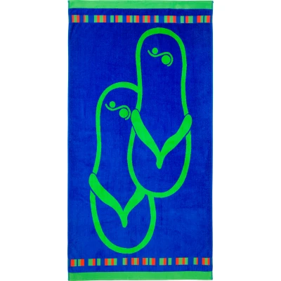 Abbildung von Gözze Strandtuch &quot;FlipFlop&quot;, (1 St.), Badetuch, mit Motiv, reine Baumwolle