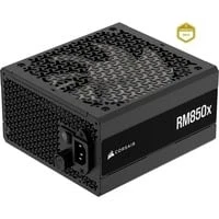 Abbildung von Corsair RM850x Vollständig modulares, geräuscharmes ATX Netzteil 3.1 kompatibel PCIe 5.1 Unterstützung Cybenetics Gold Effizienz Native 12V 2x6 Anschluss Schwarz