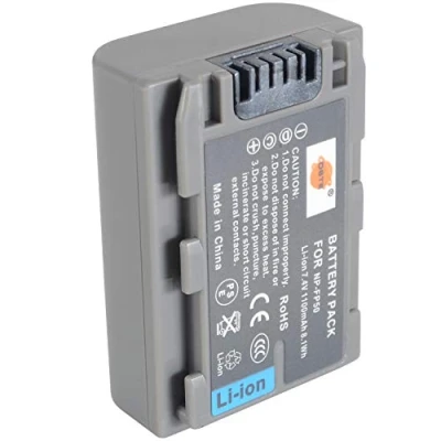 Abbildung von DSTE Ersatzakku NP FP50 Batterie kompatibel mit Sony DCR HC23 HC24 HC26 HC27 HC28 HC30 HC32