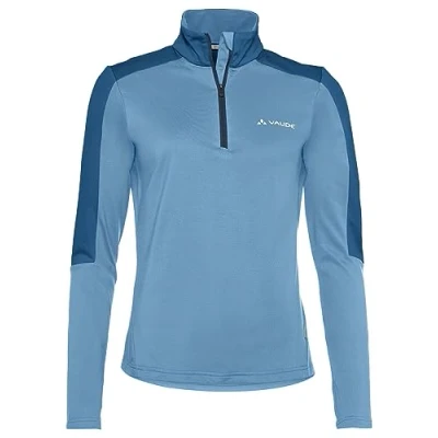 Abbildung von Vaude Livigno Halfzip Fleecepullover, Damen, Größe: 42, Pastel blue