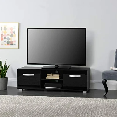 Abbildung von en.casa TV Board, »Laugar« Fernsehtisch mit Ablagefach schwarz