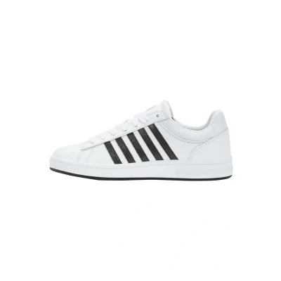 Abbildung von K SWISS Court Winston Sneaker low, Damen, Größe: 39, White/black panther Schuhe