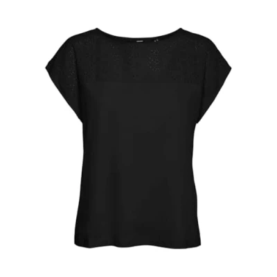 Abbildung von VERO MODA Damen Vmkaya O Neck JRS Ga Top, Schwarz, XS EU